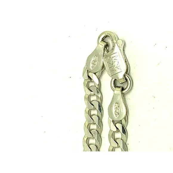 Sterling Silver Cuban Necklace 30'' inches Long Mens Women's Jewelry 18.…